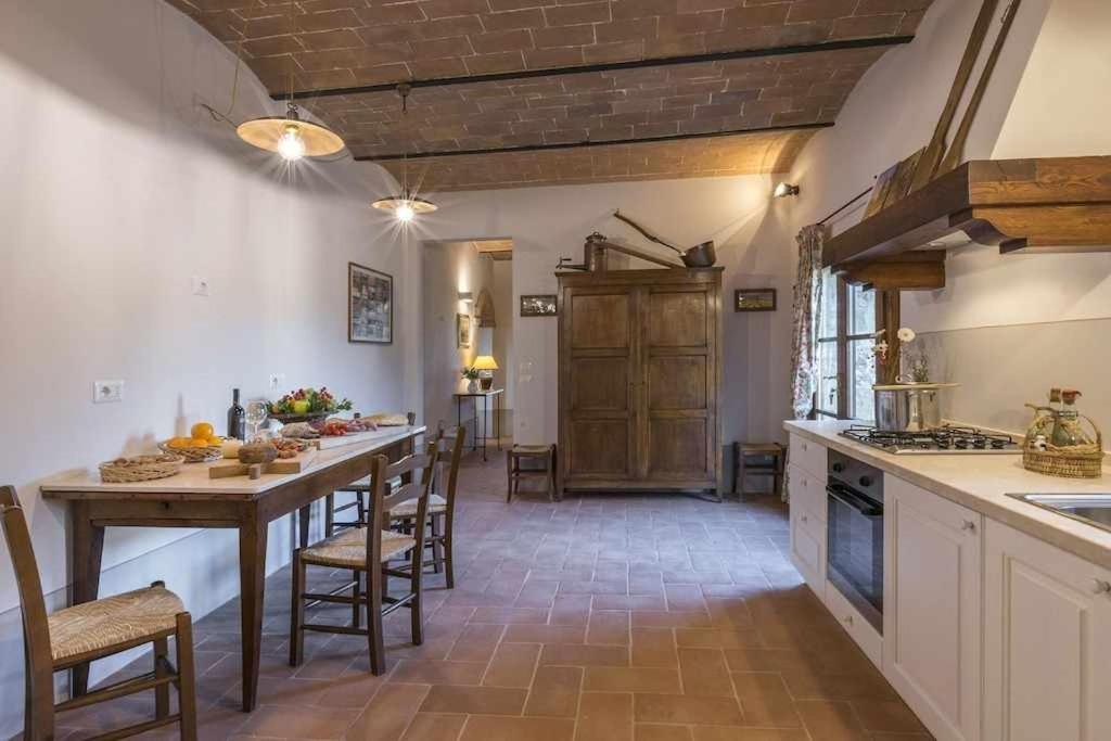 Villa I Cipressini Piscina Riscaldata Spa Toscana Pienza Exterior foto