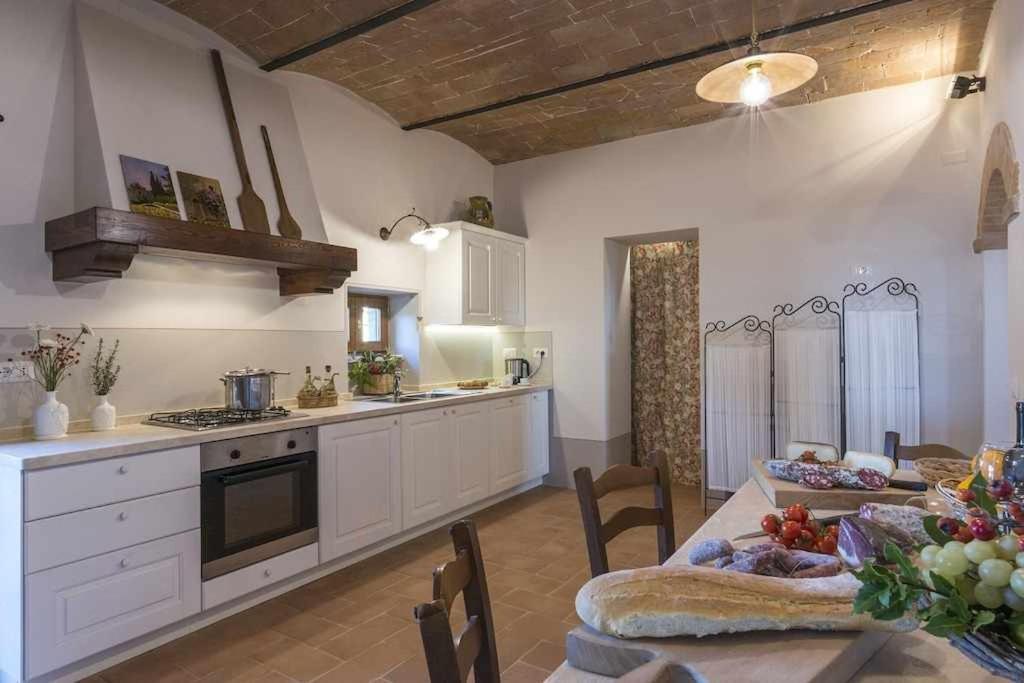 Villa I Cipressini Piscina Riscaldata Spa Toscana Pienza Exterior foto