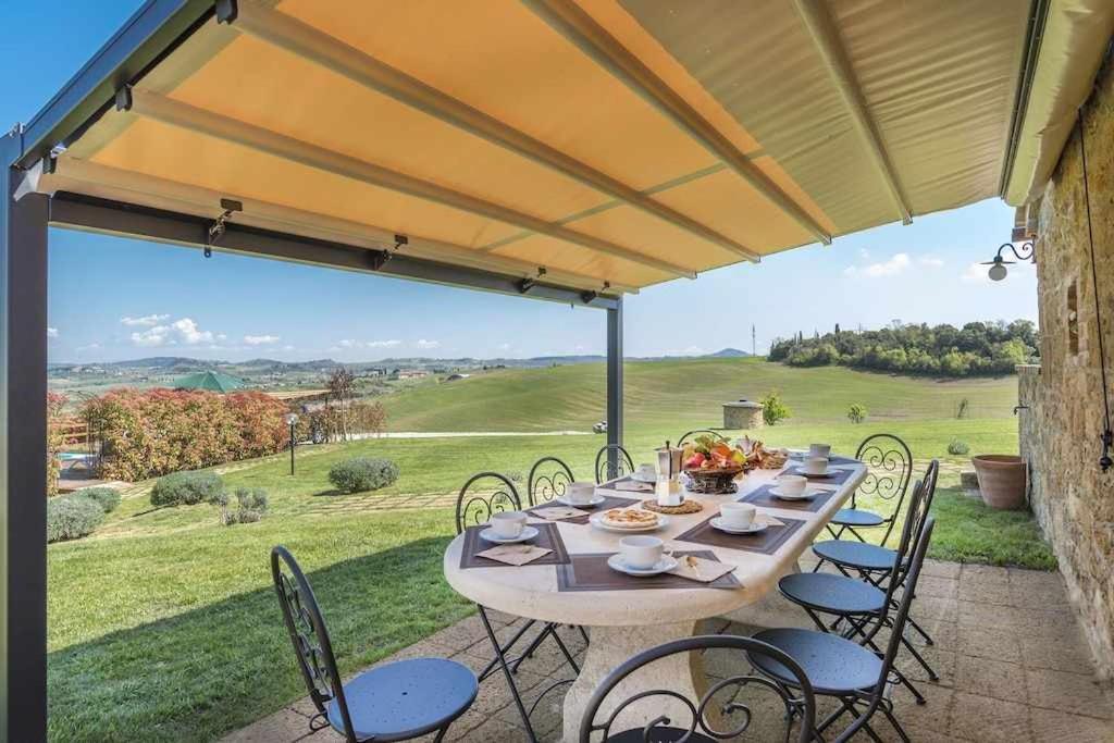 Villa I Cipressini Piscina Riscaldata Spa Toscana Pienza Exterior foto